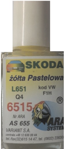 Skoda 9471 T8 LF5S BLUE OCEAN PAINT TUCH-UP ARA