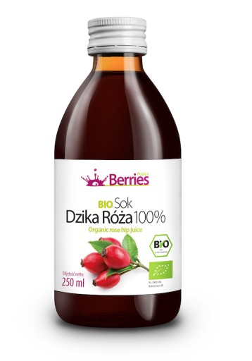 BIO Dzika Róża šťava 100% šťava z divokej ruže 250ml
