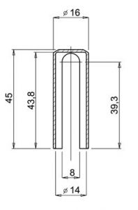 Kryt závesu 14 OTLAV ALUMINIUM kryt