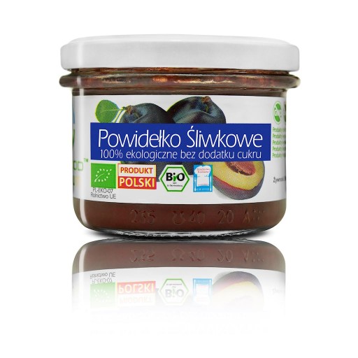 SLIVKOVÝ DŽEM BEZ PRIDANÉHO CUKRU 180g - BIO F