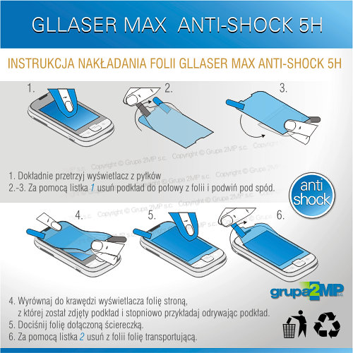 Ochranná fólia Anti-Shock 5H Tom Tom GO 520