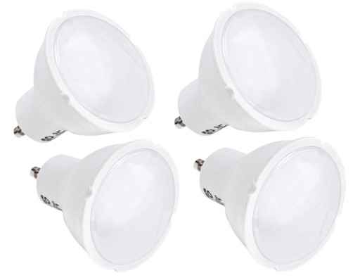 4 x GU10 5W neblikajúca NEUTRÁLNA LED žiarovka
