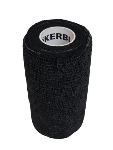Samonosný obväz, čierny, 10 cm, pre dobytok a kone