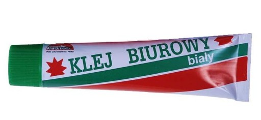 Biela tuba na kancelárske lepidlo