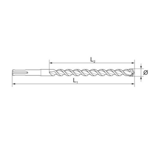 Vrták do betónu 10x160 mm Arvex SDS PLUS