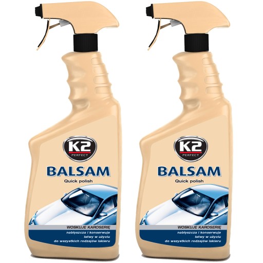 K2 BALSAM rýchly vosk na leštenie laku 2x