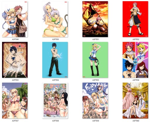 A3 Anime Manga Fairy Tail plagát NA VÝBER