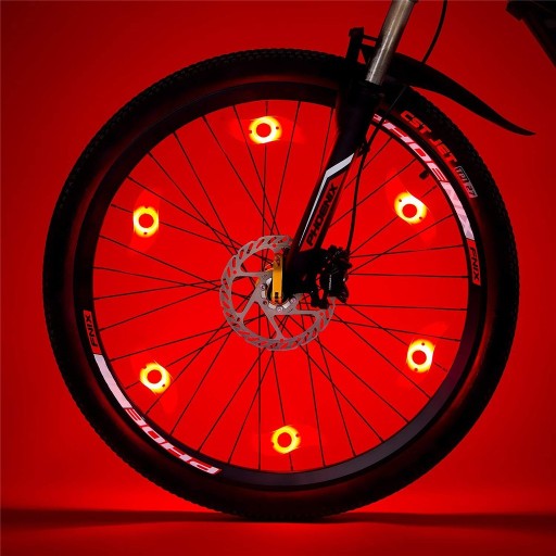 LED SVETLO NA LAPÁCH BICYKLA PREKRÝVAJÚCI FARBAMI