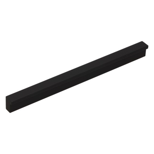 LOFT UM02 rovná nábytková úchytka L-128/160mm ČIERNA