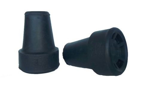 Gumená nôžka, Kowsky vystužená čiapka, s motýlikom, čierny priemer. 16 mm