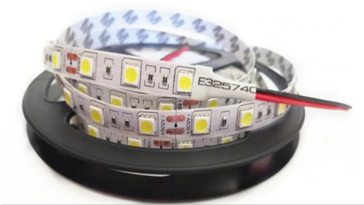 5050 300 LED pás 1 m, teplá biela studená EPISTAR