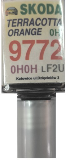 SKODA 9585 LF6Z P7 RALLYE ZELENÝ LAK TUCH-UP