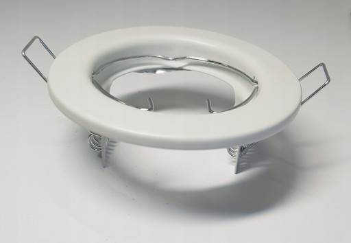 HALOGÉNOVÁ LED PEVNÁ LAMPA, BIELA + ZÁSUVKA GU10