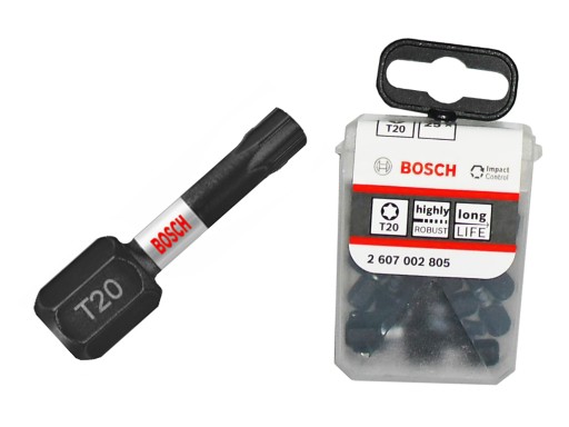 Skrutkovací bit Torx T20 Impact Control