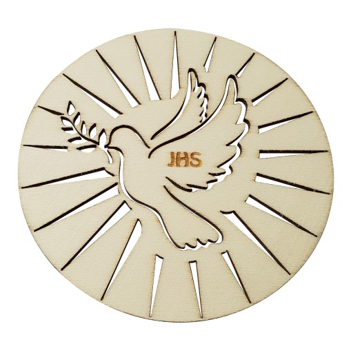 JHS Preglejka DECOR DOVE COMUNION Decoupage 9,5cm