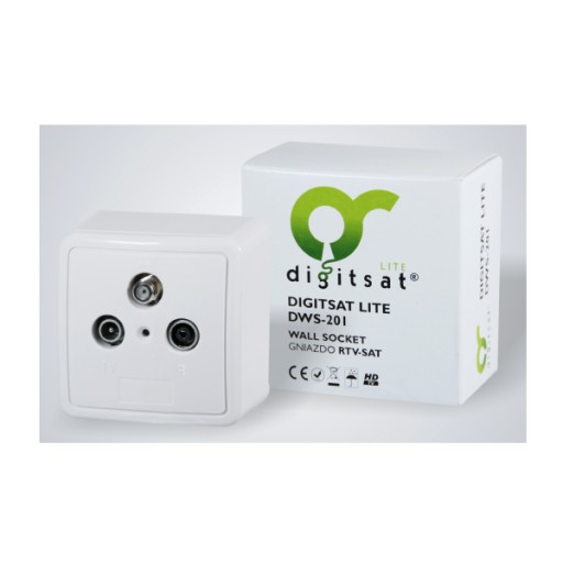 DIGITSAT LITE RTV-SAT DWS 2.01 koncová zásuvka