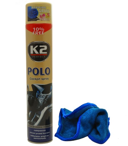 K2 Polo Cockpit VANILLA 750ML PLAK do kokpitu