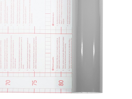Samolepiaca nábytková dyha fólia Jednofarebná LESK ŠEDÁ 45 cm DIY