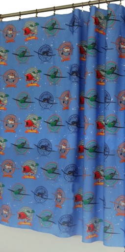 MG záves FABRIC DISNEY LIETADLÁ LIETADLA 160cm