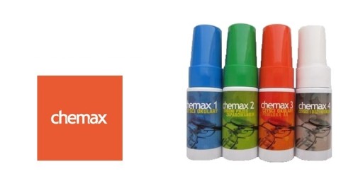 CHEMAX 2 poháre a čistiaci prostriedok na poháre 85 ml