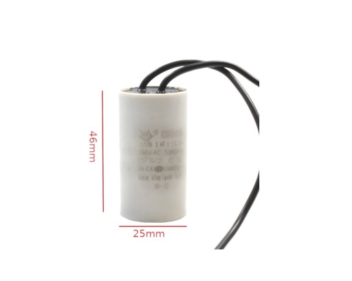 1uF 450V AC kondenzátor pre ventilátor ventilátora