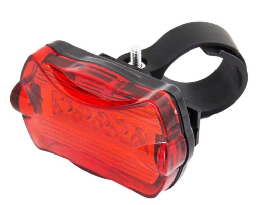 BIKE SVETLO 5 LED ZADNÉ BICYKLE SVETLO