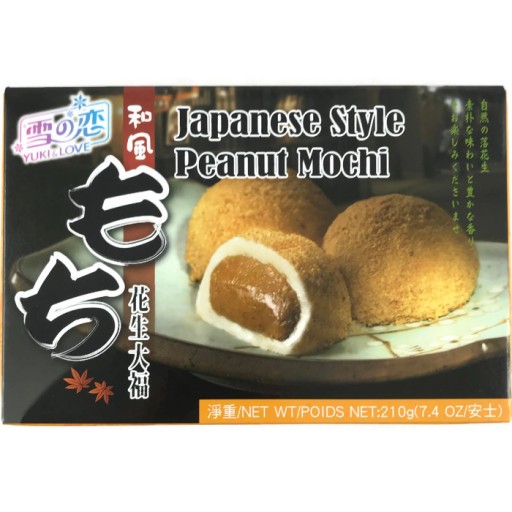 MOCHI RYŽOVÉ KUCHYNICE S ARAŠIDMI 210g