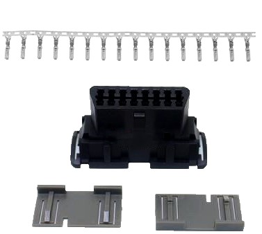 AUTO OBDII KONEKTOR OBD2 MONTÁŽNA ZÁSUVKA II