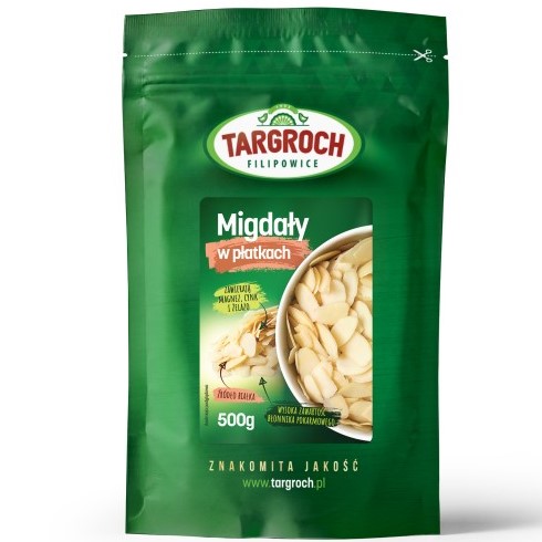 Targroch Mandľové lupienky Cut mandle Fresh Natural Healthy 500g