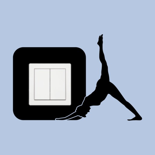 NÁLEPKA pod kontaktnú zásuvku SWITCH YOGA do detskej izby