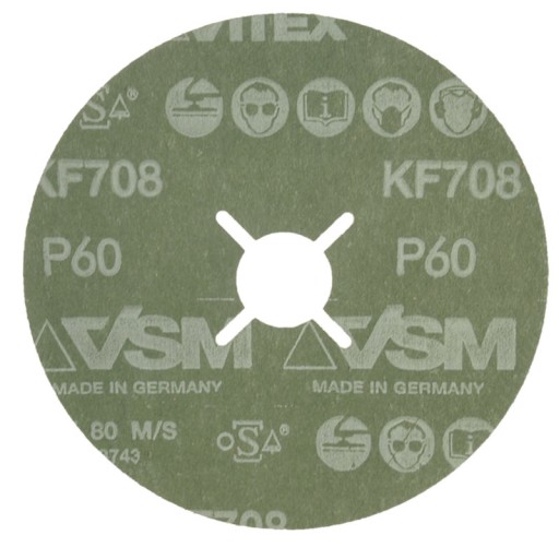 FIBER DISC FIBRA DISC 125x22 VSM KF708 P24 2x