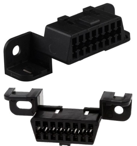 KONEKTOR OBDII MONTÁŽ KONEKTORA OBD2 ČIERNA ZÁSTRČKA