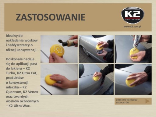 K2 APPLICATOR špongia na vosky a leštidlá L710