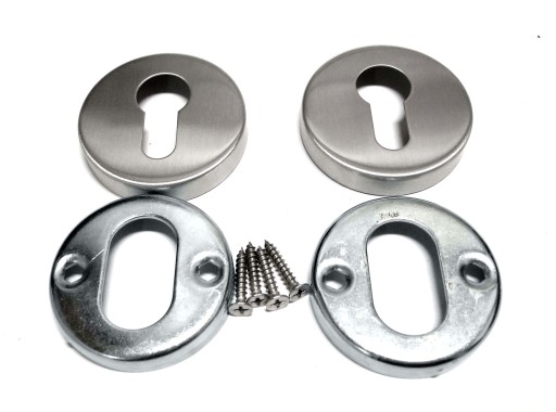 NÁPISOVÁ ROZETA okrúhly NEREZOVÝ ŠTÍT INOX