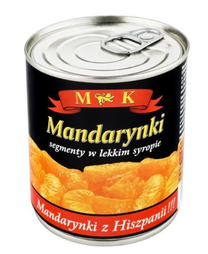 MK Mandarínkové segmenty v sirupe light 312g