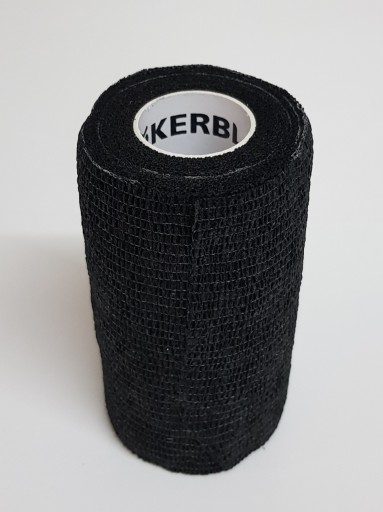 Samonosný obväz, čierny, 10 cm, pre dobytok a kone