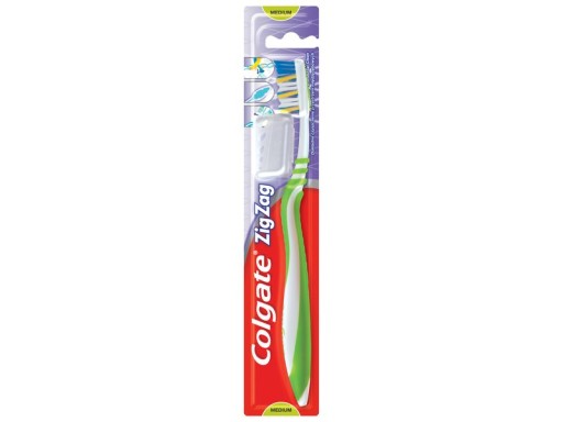 COLGATE ZIG ZAC BRUSH 1ks, stredná tvrdosť