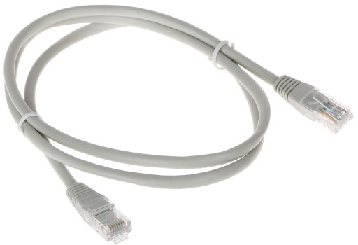 PATCHCORD UTP KÁBLE Cat.5e RJ45 GREY 1m