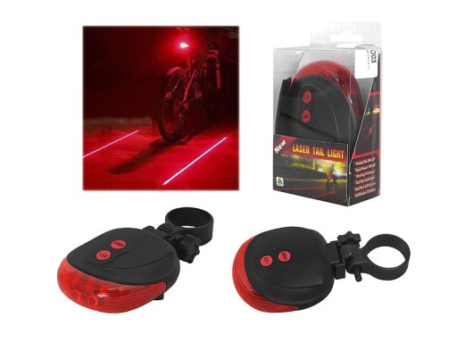 LAMPA BICYCLE LAMP osvetlenie bicykla LASER LED