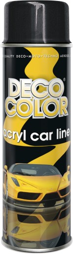 DECO LESK ČIERNY LAK AKRYLÁTOVÁ FARBA v spreji