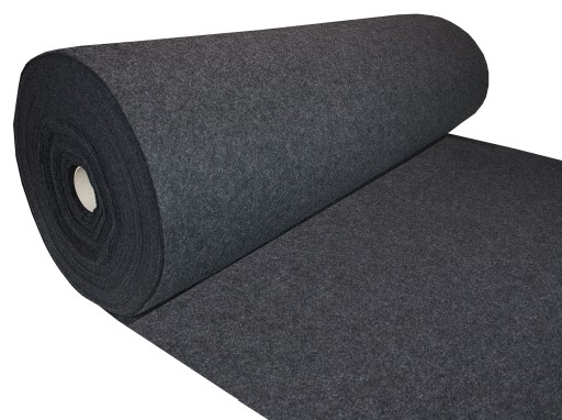 PLSTEŇ TMAVOSIVÁ 400g/m2 mäkká 3mm mäkká 150x50cm