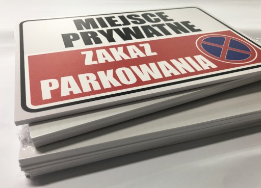BEZ PARKOVANIA, SÚKROMNÝ PRIESTOR, ZNAČKA 20x30