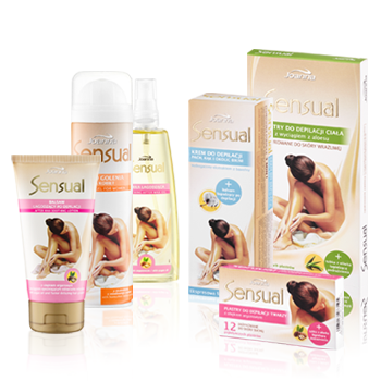 JOANNA SENSUAL Aloe náplasti na depiláciu tváre pre citlivú pokožku