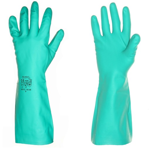 Chemicky odolné rukavice Nitrile Interface, 1 pár, veľkosť 10