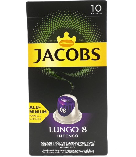 Kapsule pre Nespresso Jacobs Lungo 8 Intenso 10 ks.