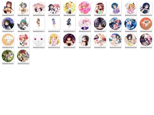 Špendlíky Mahou Shoujo Madoka Magica NA VÝBER