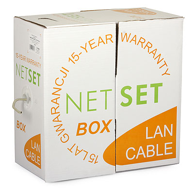 NETSET F/UTP 5e TWISTED PAIR kábel, tienený PE, 1m