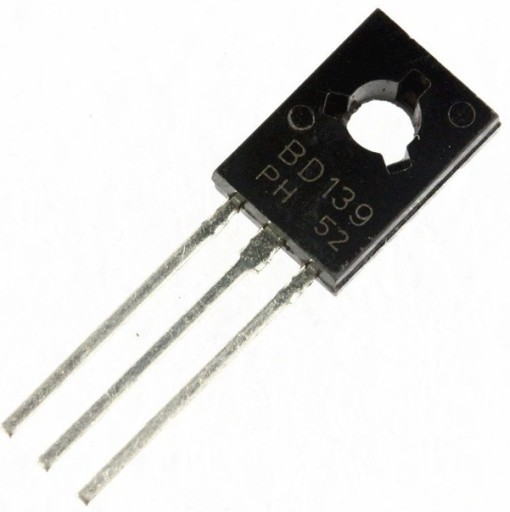 BD139 TO-126 NPN 1,5A 80V tranzistor (10ks)