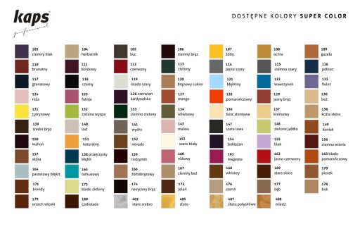 FARBA NA OBUV, EKO KOŽA SUPER COLOR KAPS 80col