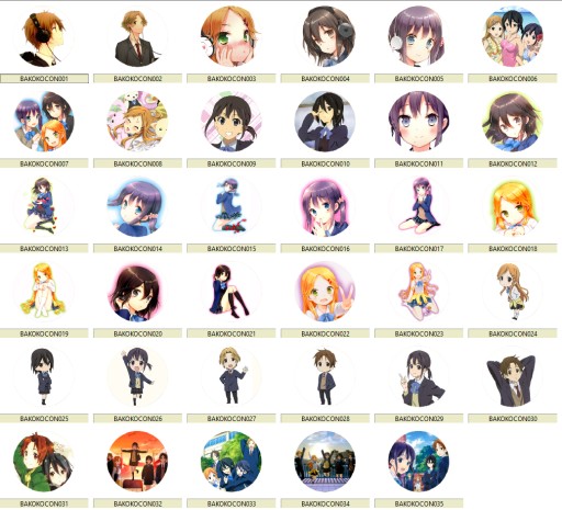 Manga Anime Kokoro Connect Pins VEĽKÝ VÝBER